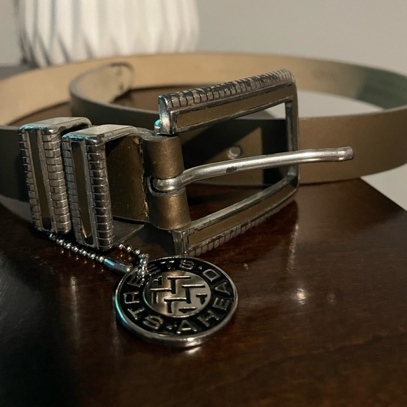 Great Used Condition M Streets Ahead Italian Leather Belt - Picture 4 of 14